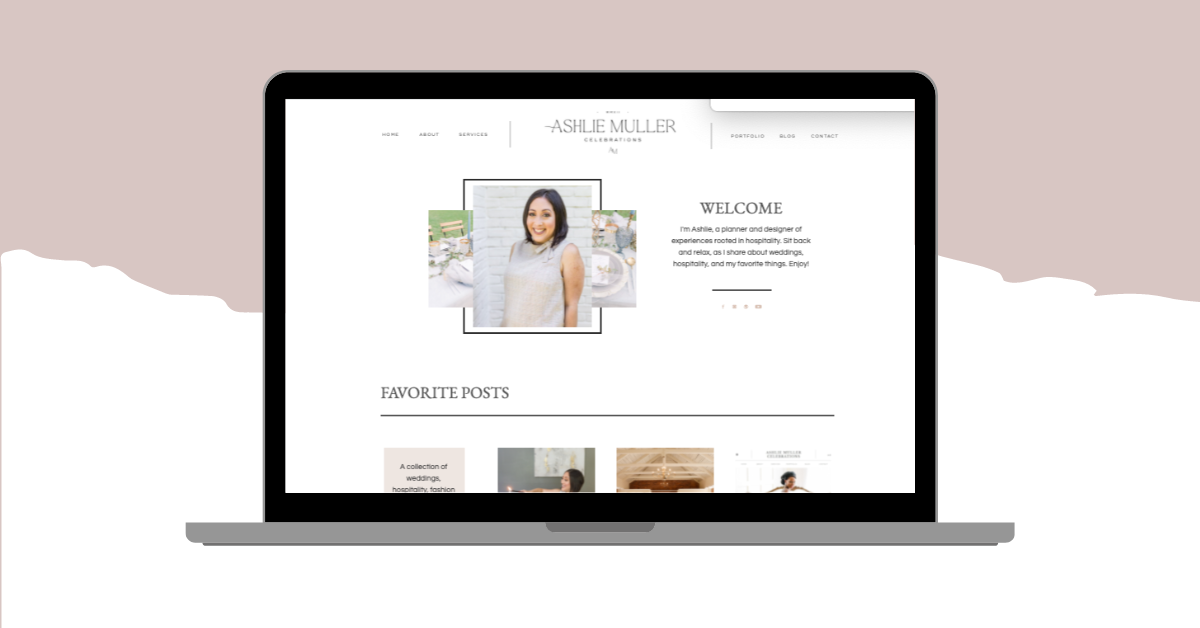 Blog page redesign on showit